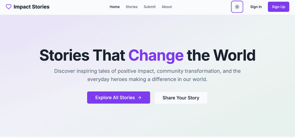 ImpactStories (New 2026 Project)